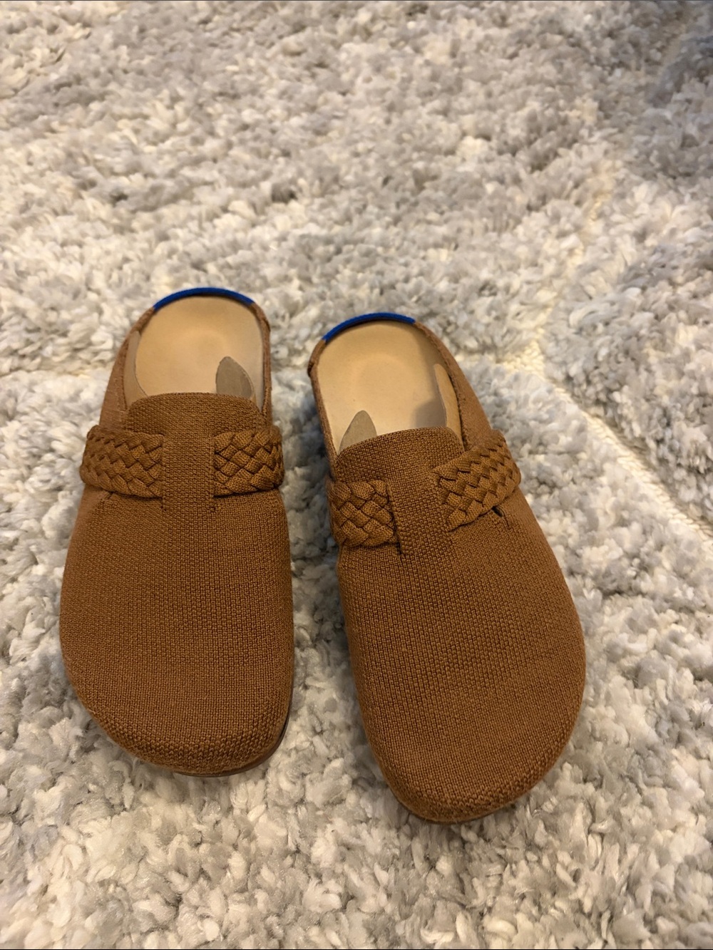 Rothy's Braided Slip-On Mule in Acorn